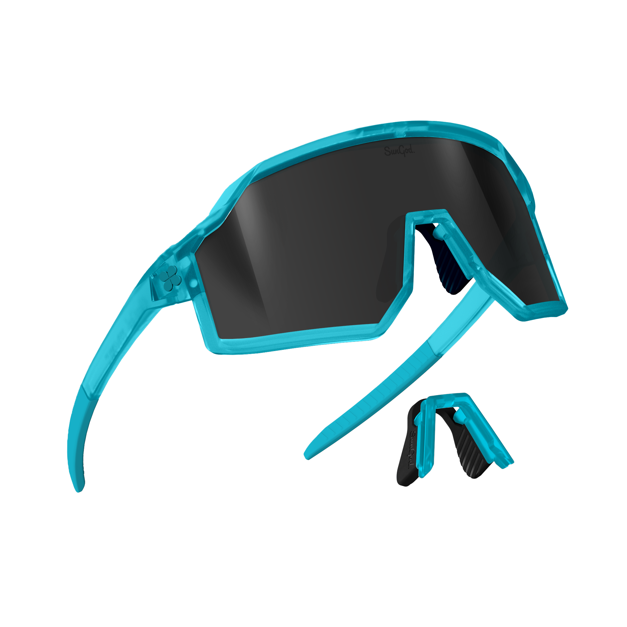 Velans Matte Black with Iris HVBlue Lens