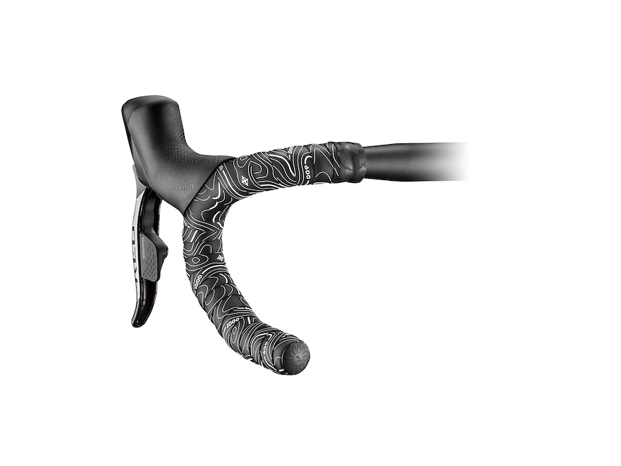 Leather Touch Topographic Black Sticky