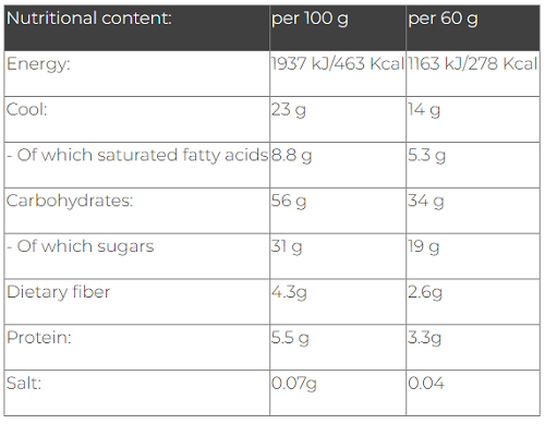 Energy Snack Plain Oats 60gr