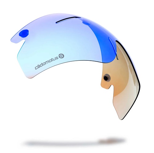 Visor Omega/Sigma-II grey+sky blue