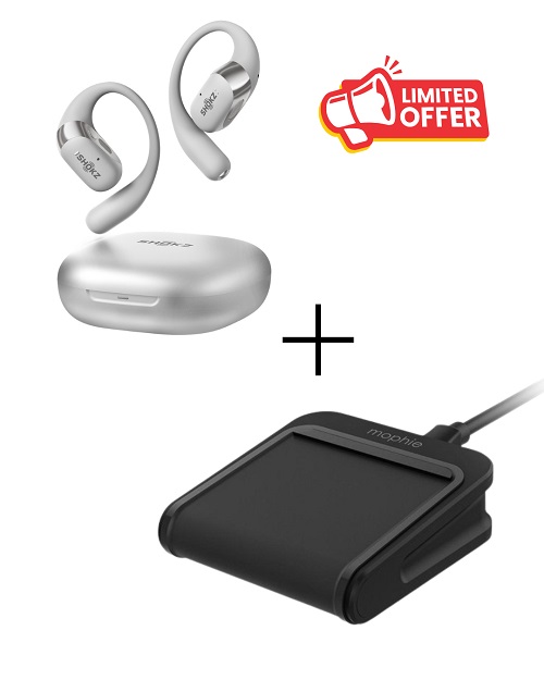 OpenFit 2+ Grey + FREE WIRELESS CHARGER